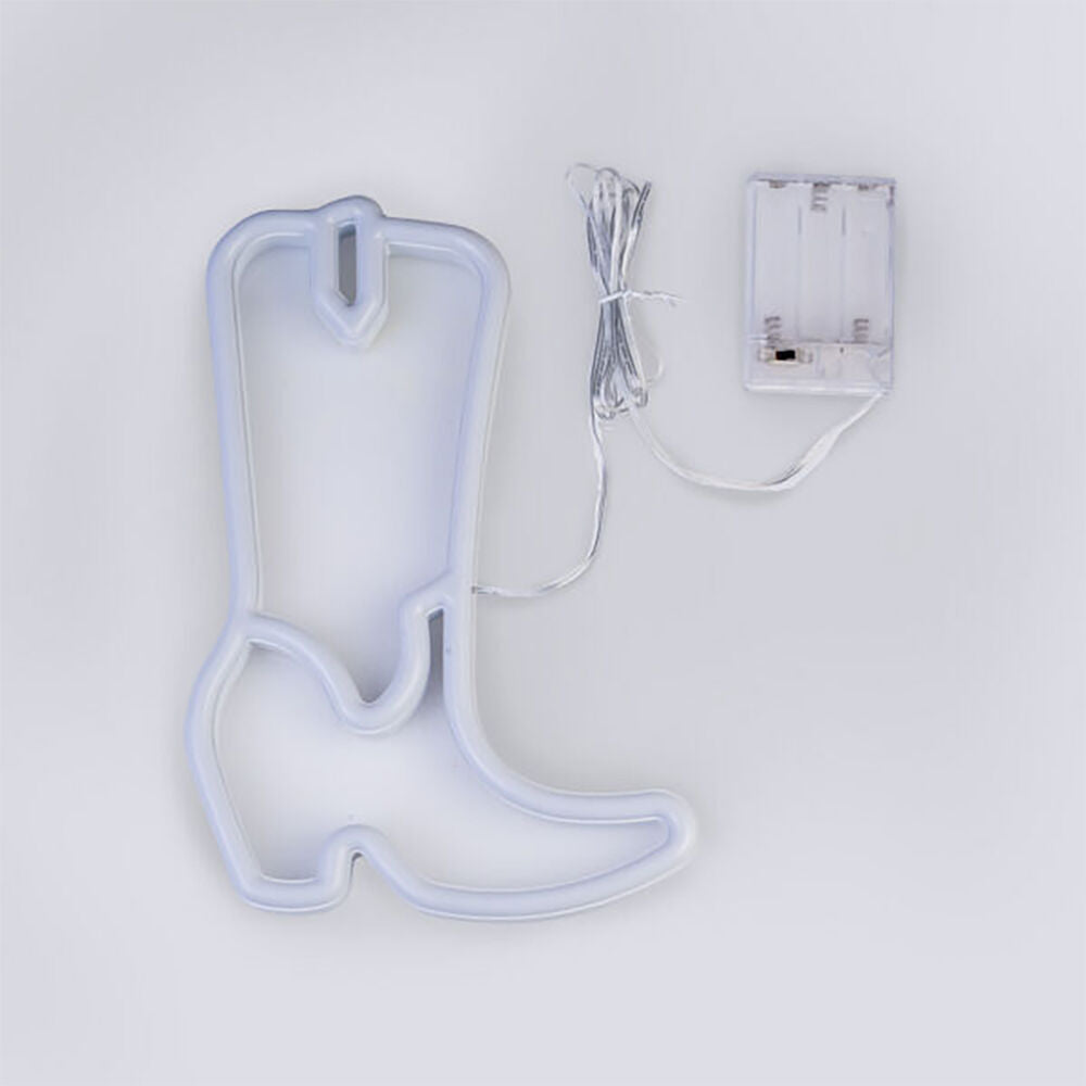 Art + Tech LED Wall Light Cowboy Boot Western Theme Decor Lamp 15x24.5cm