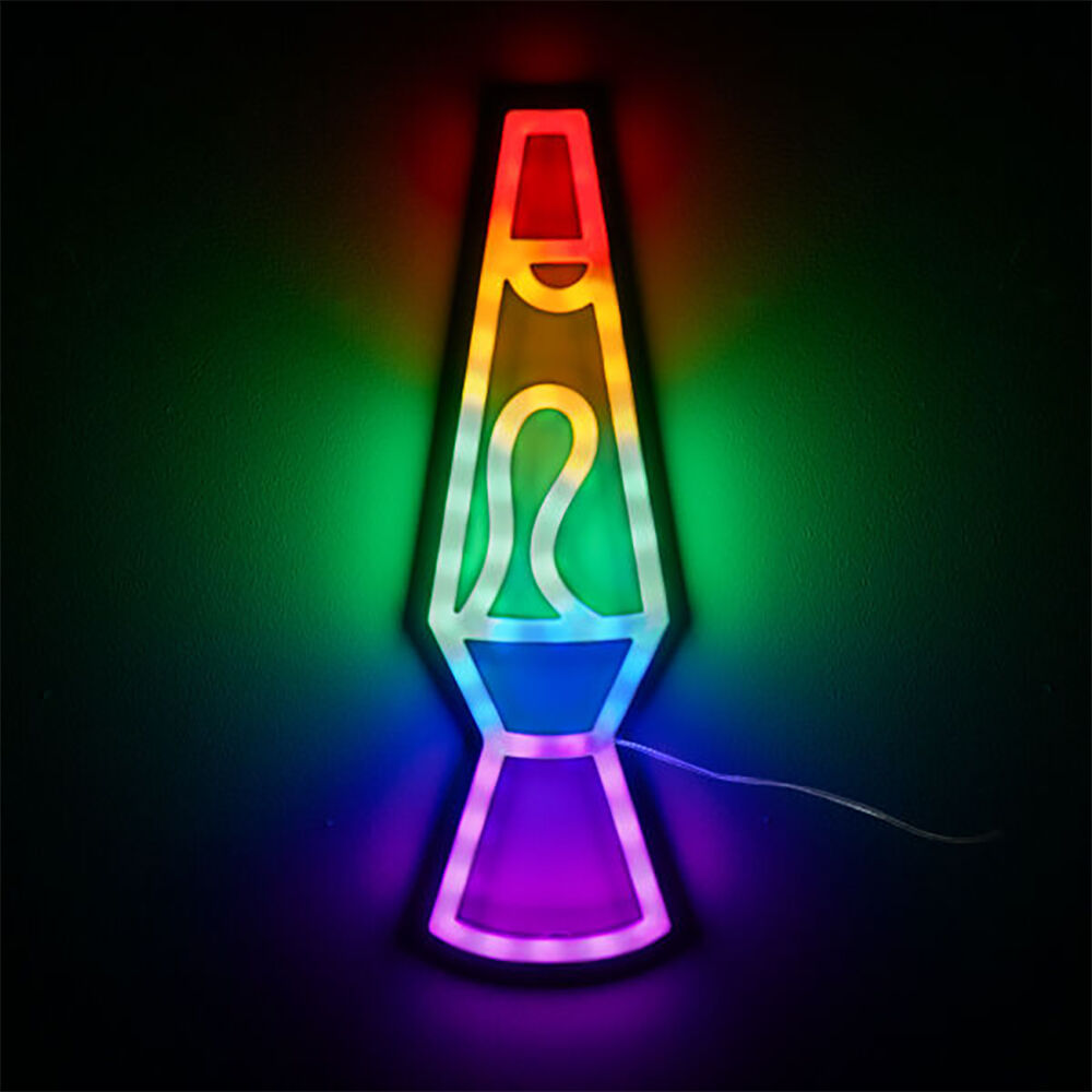 Art + Tech LED Wall Light Lava Lamp Retro Style Mood Decor Lamp 10x34.5cm