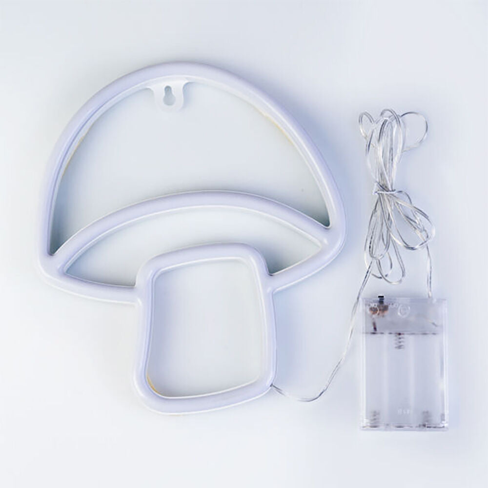 Art + Tech LED Wall Light Mushroom Whimsical Room Decor Lamp 18.8x21cm