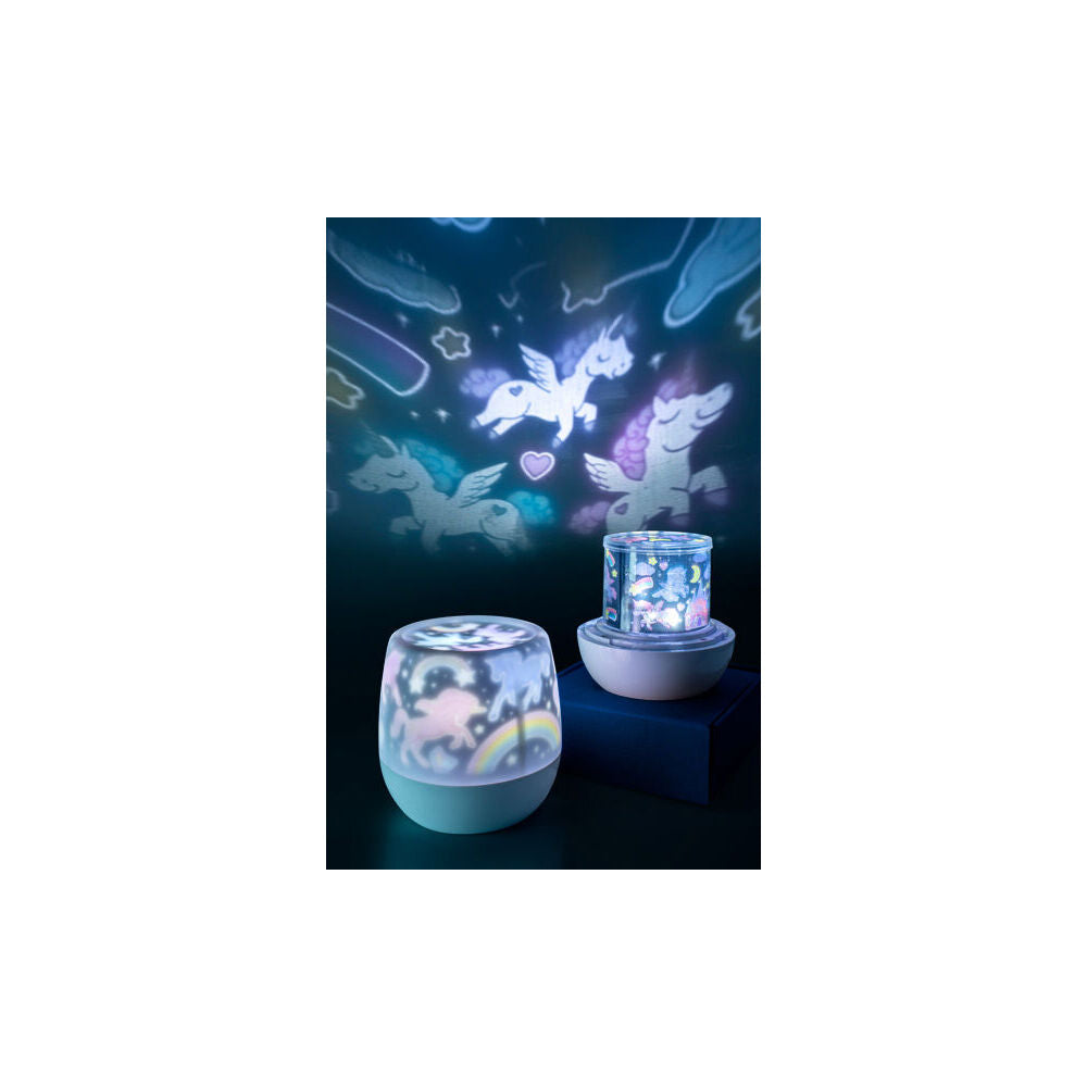 Lil Dreamers Glowing Rotating LED Projector Unicorn 12.9x12.9x12.9cm