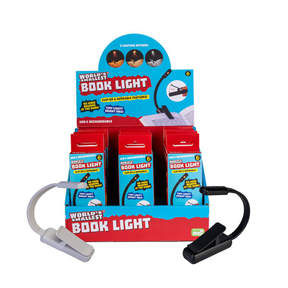 MDI Worlds Smallest Book Light Lamp Miniature Toy Kids/Children 6+ Assorted