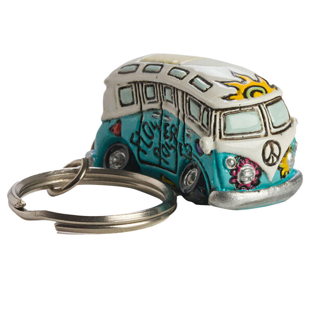 6PK MDI Combi Retro/Vintage Mini Bus Keyring Women's Accessory