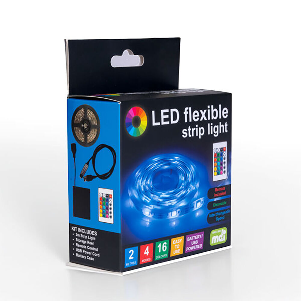 MDI LED Flexible Strip Light Room Accent Mood Lighting 200x2.5cm