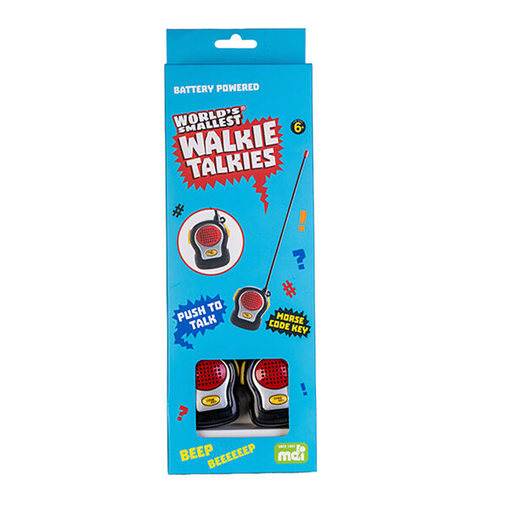 2pc Worlds Smallest Walkie Talkies Home/Office Decor Miniature Toy Kids 8y+