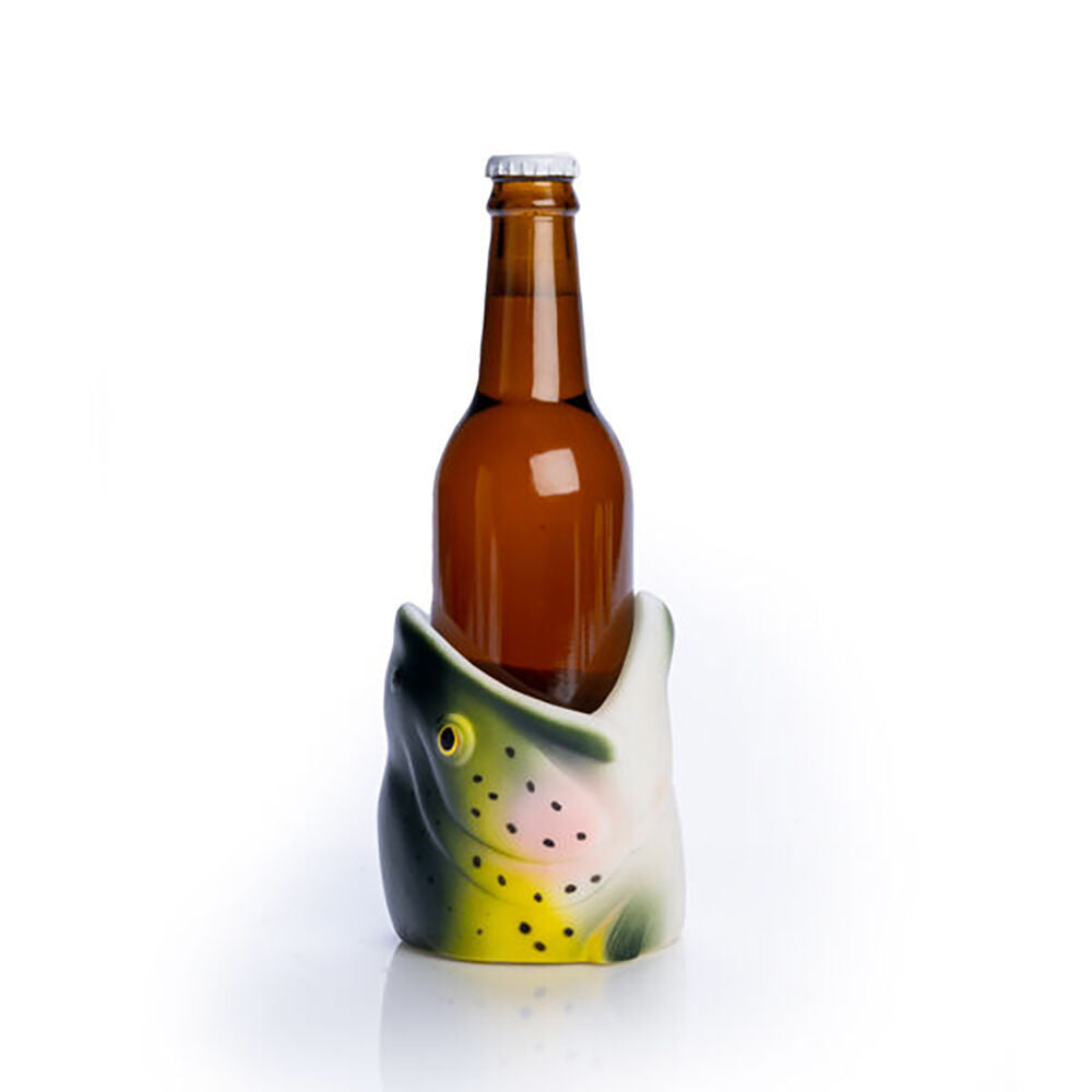 4PK MDI Bottle/Can Cooler Stubby Holder Barware Accessory - Trout