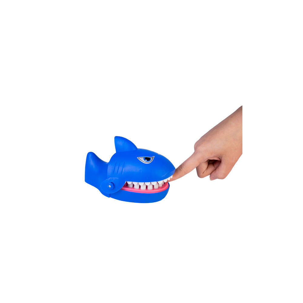 2PK MDI Snappy Jaws Shark Attack Risk/Luck Kids Game Toy 16.5x10.3x9cm Blue