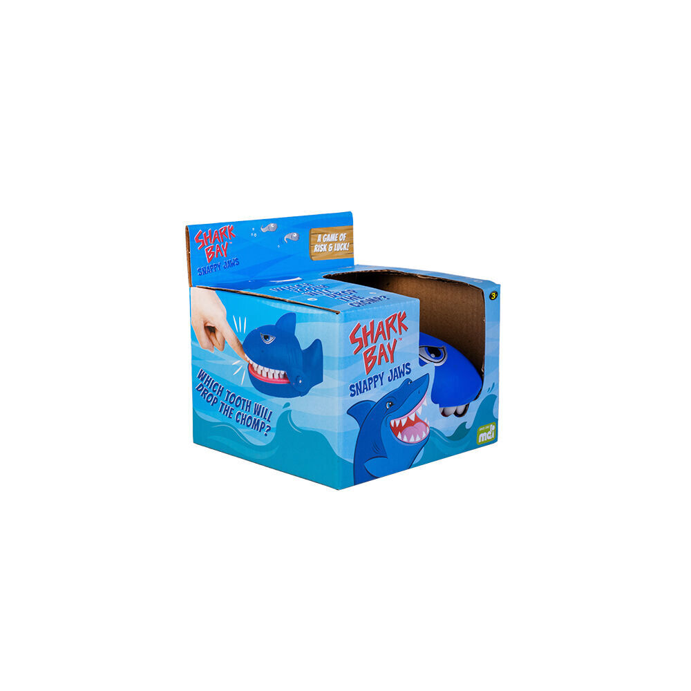 2PK MDI Snappy Jaws Shark Attack Risk/Luck Kids Game Toy 16.5x10.3x9cm Blue