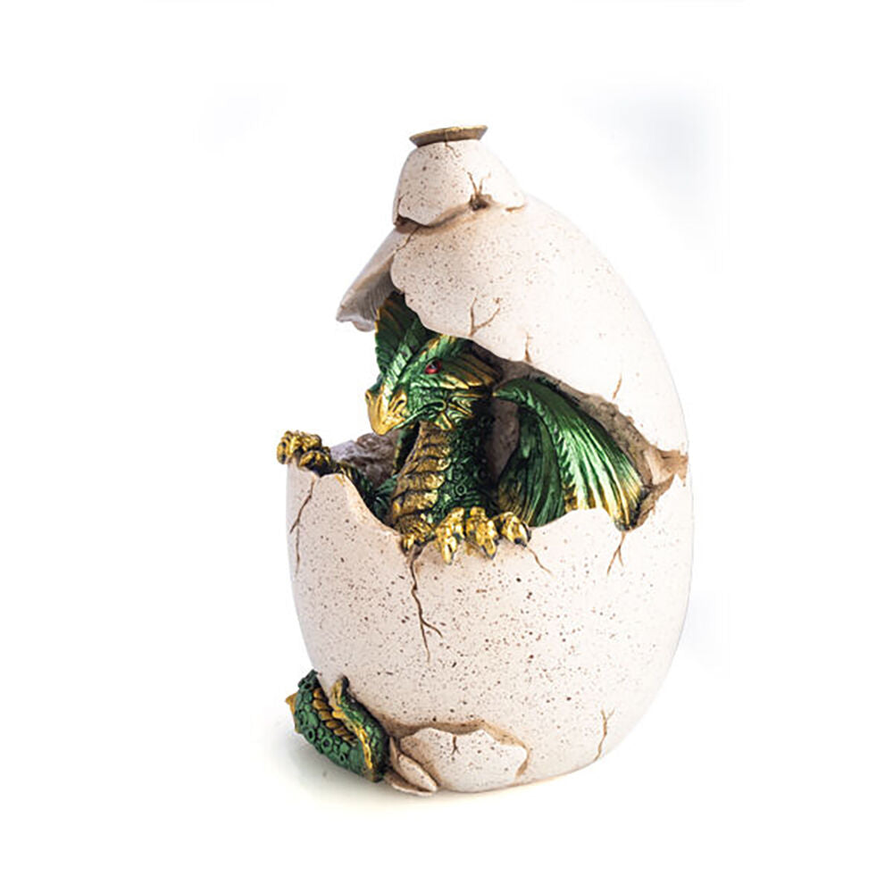 Mystical Worlds Backflow Burner Dragon Egg w/ LED Incense Burner