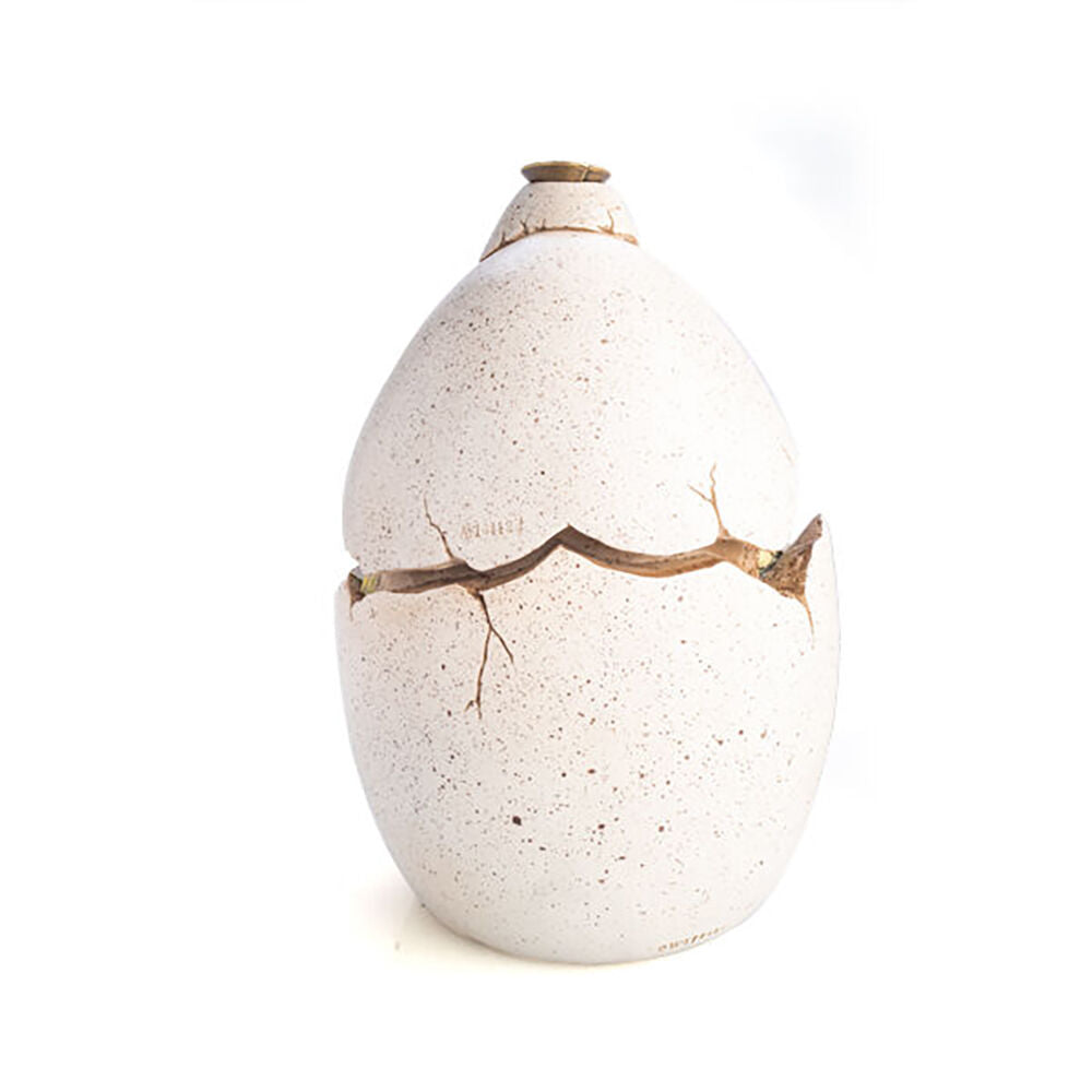 Mystical Worlds Backflow Burner Dragon Egg w/ LED Incense Burner