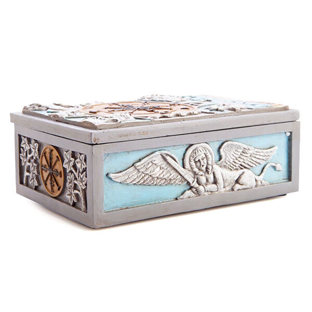 2PK Mystical Worlds Tarot Box Wheel of Fortune Jewellery Trinket Home Decor