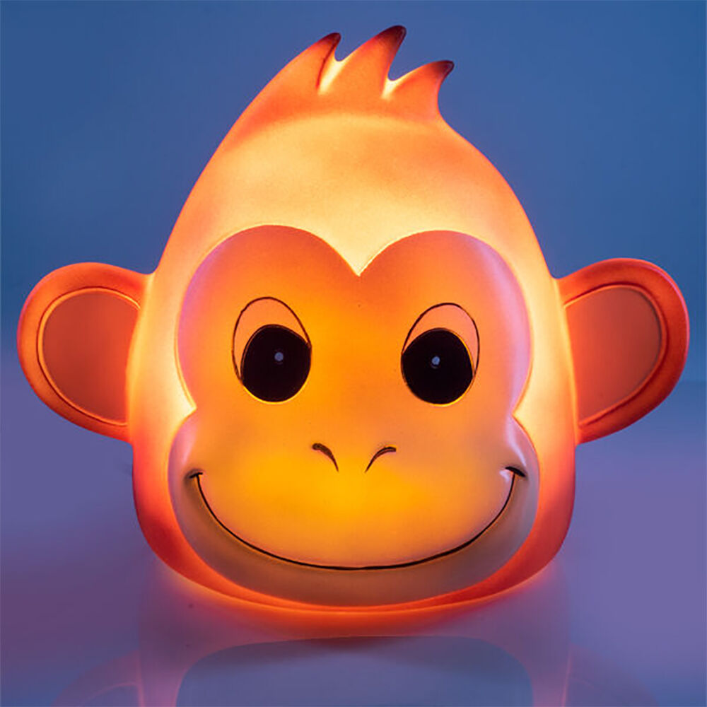 Smooshos Pal Table Lamp Children Night Light Bedroom Decor Brown Monkey