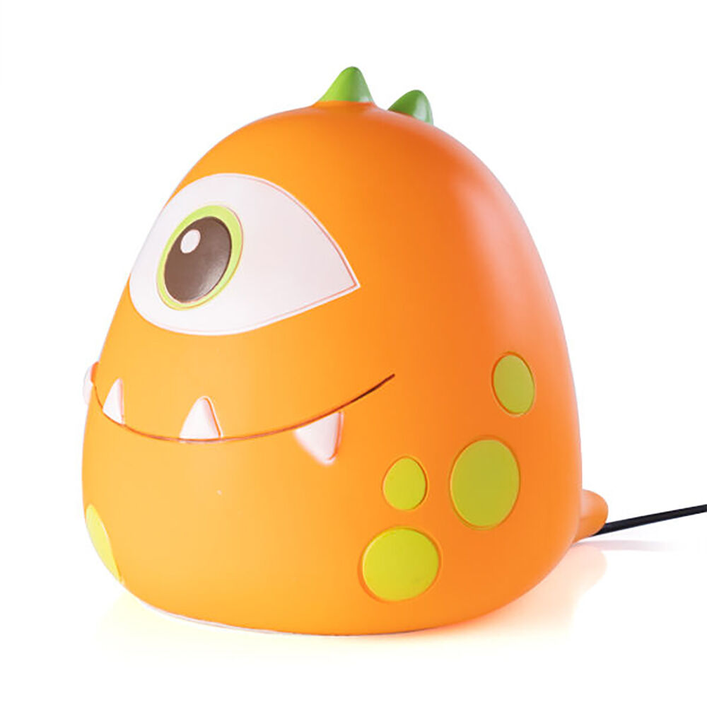 Monsterlings Smooshos Pal Table Lamp Kids Bedroom Decor Orange Monster Borg