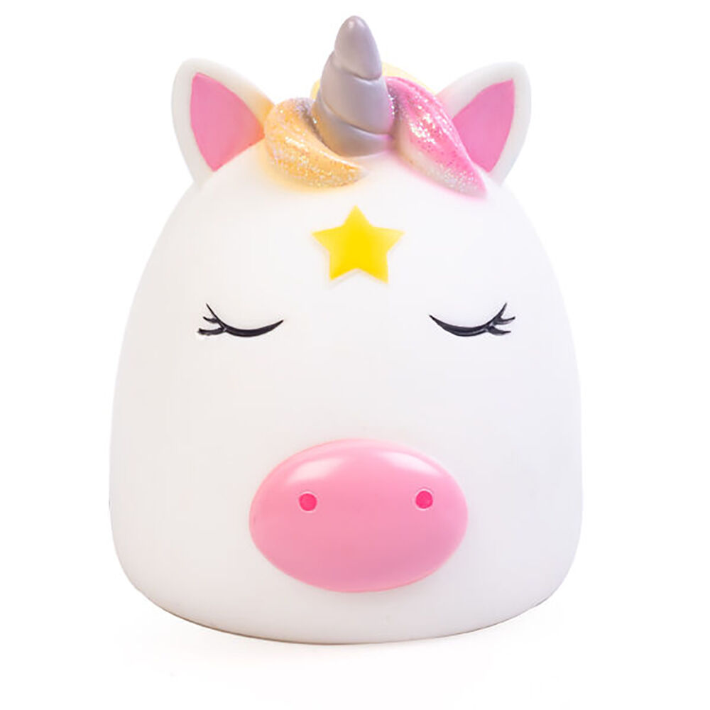 Smooshos Pal Table Lamp Children Night Light Bedroom Decor White Unicorn