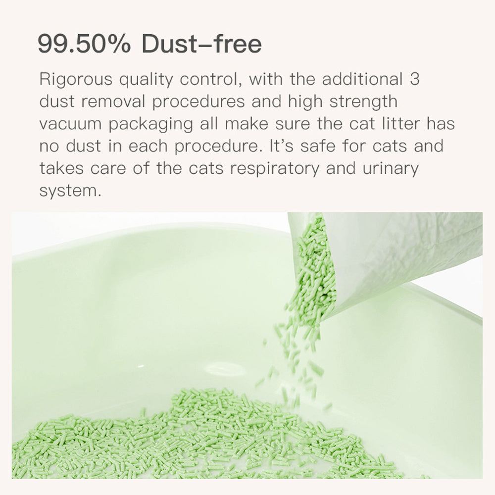Cature 18L/7.2kg Natural Tofu Clumping Cat Litter Green Tea