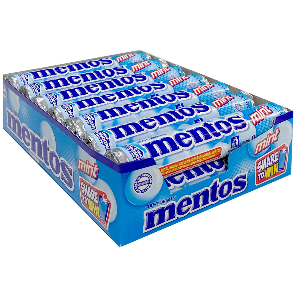 14PK Mentos Roll Pack - Mint