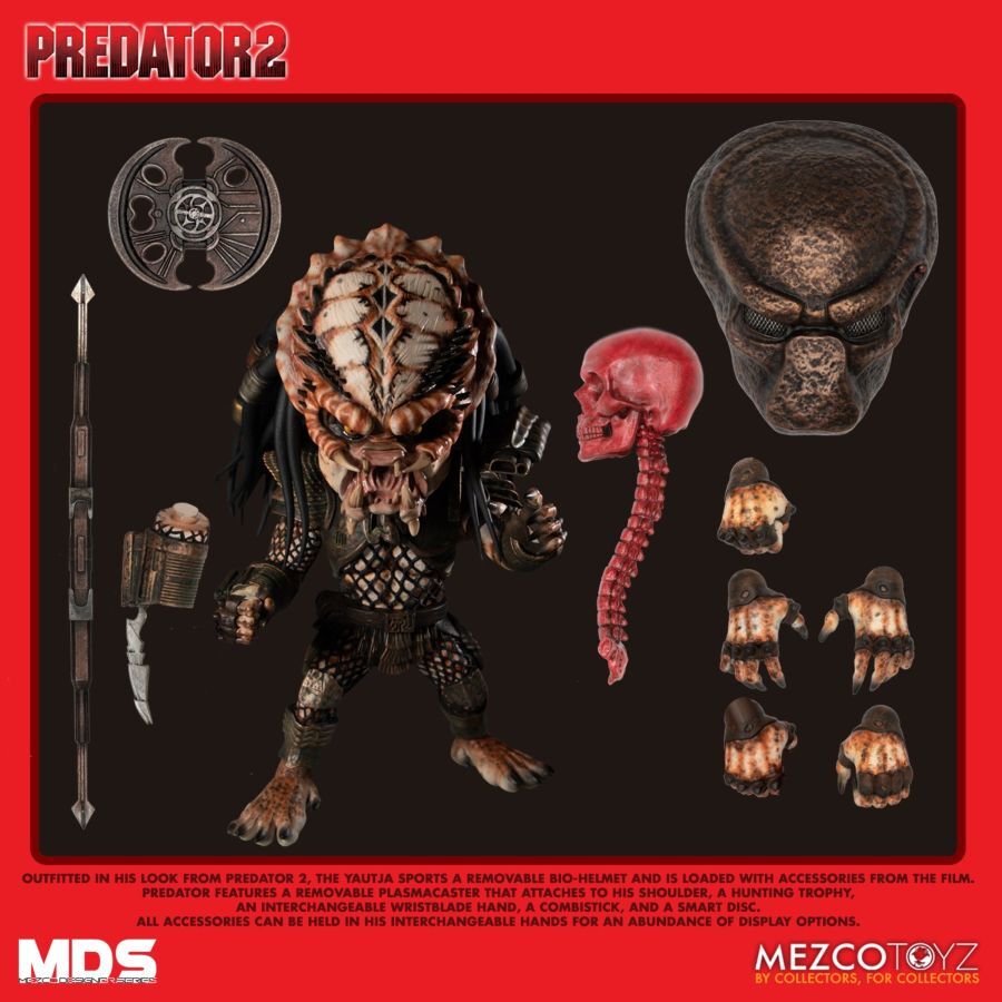 Predator 2 City Hunter Deluxe MDS Action Figure Toy