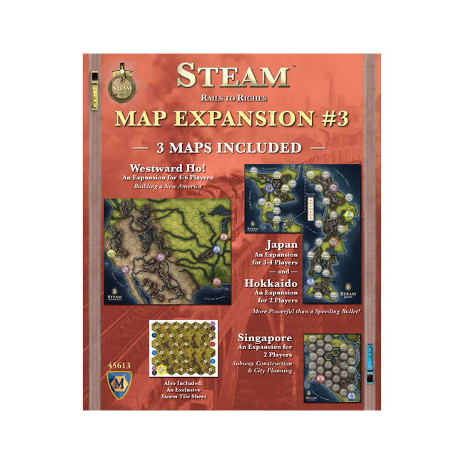 Steam Role Playing Board Game Expansion No3 Kids 12y+