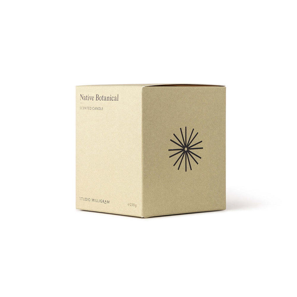 Studio Milligram Sensory 220g Scented Candle Native Botanical