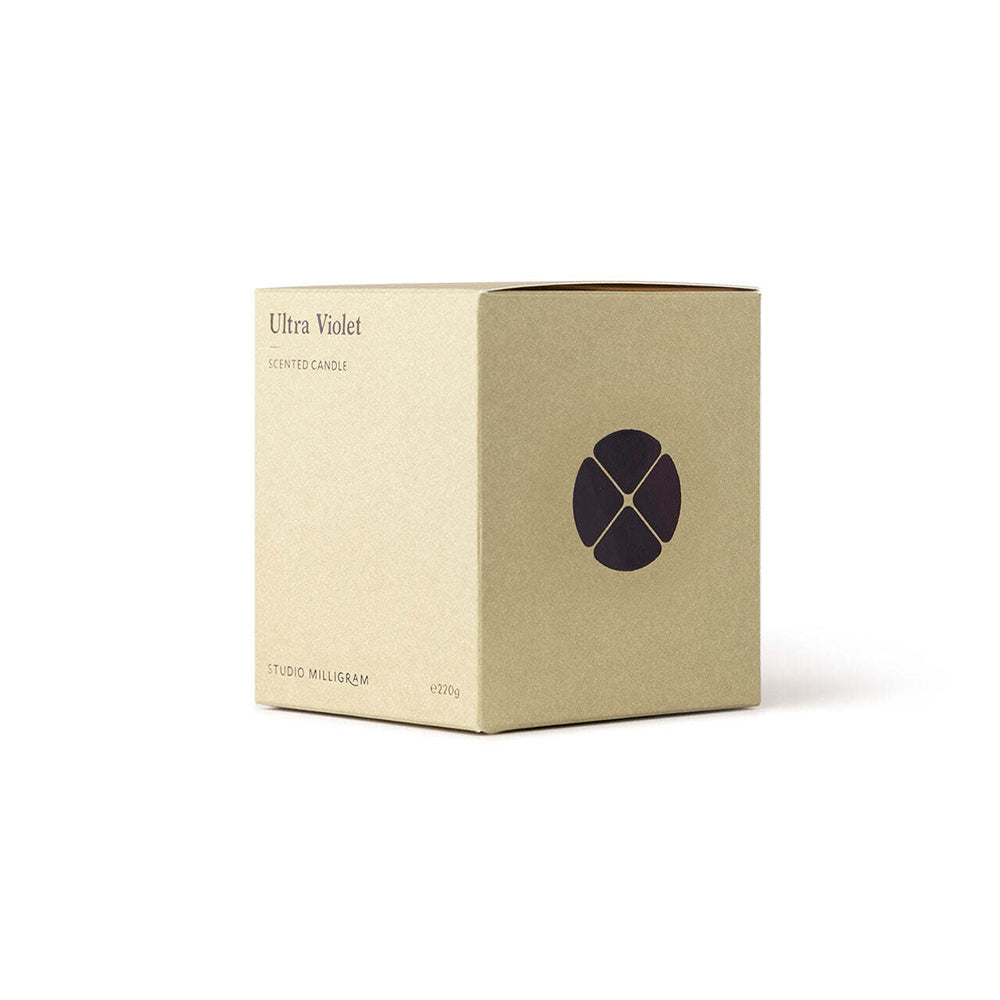 Studio Milligram Sensory 220g Scented Candle Ultra Violet