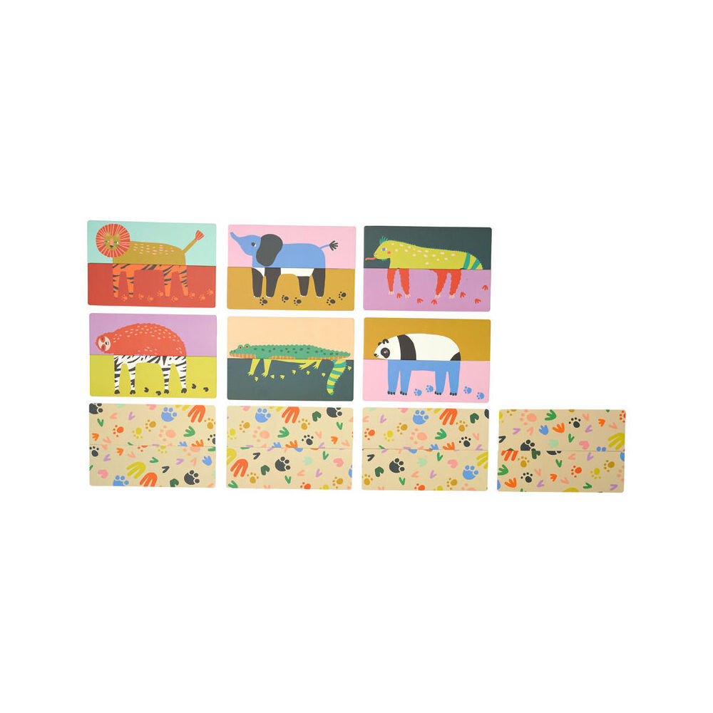 2PK Manhattan Paws & Claws Match Up Game 24x4cm Toy 3y+