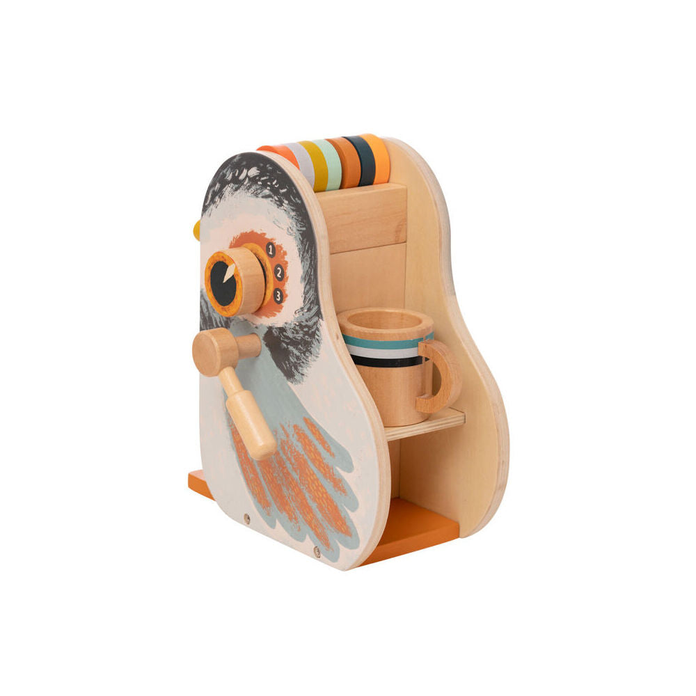 Manhattan Kids Wooden Early Bird Espresso Toy Set w/ Portafiler/Cups/Chips