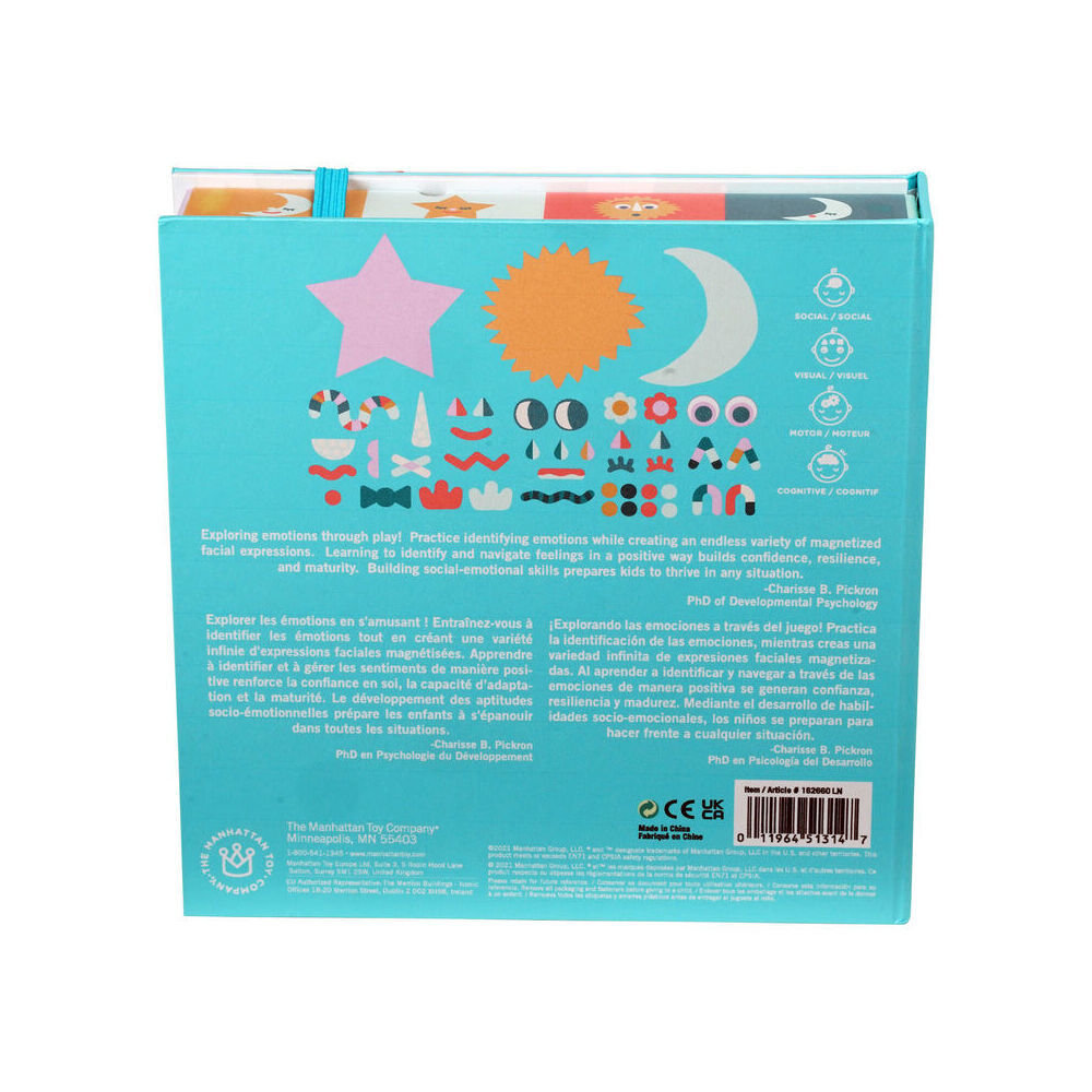 88pc Manhattan Outer Space Face Magnetic Shapes Kids Toy 3y+