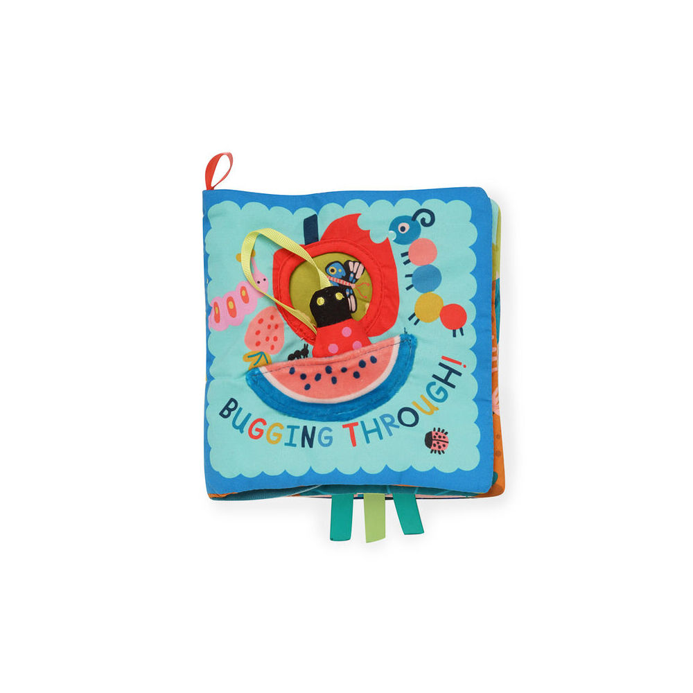 Manhattan Bugging Through Sensory Fabric Book Baby/Toddler Activity Toy 0m+