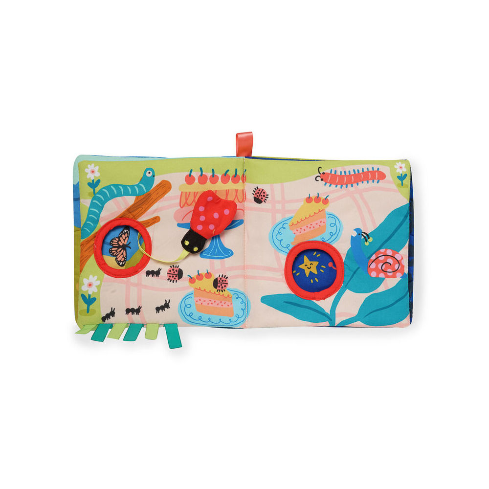 Manhattan Bugging Through Sensory Fabric Book Baby/Toddler Activity Toy 0m+