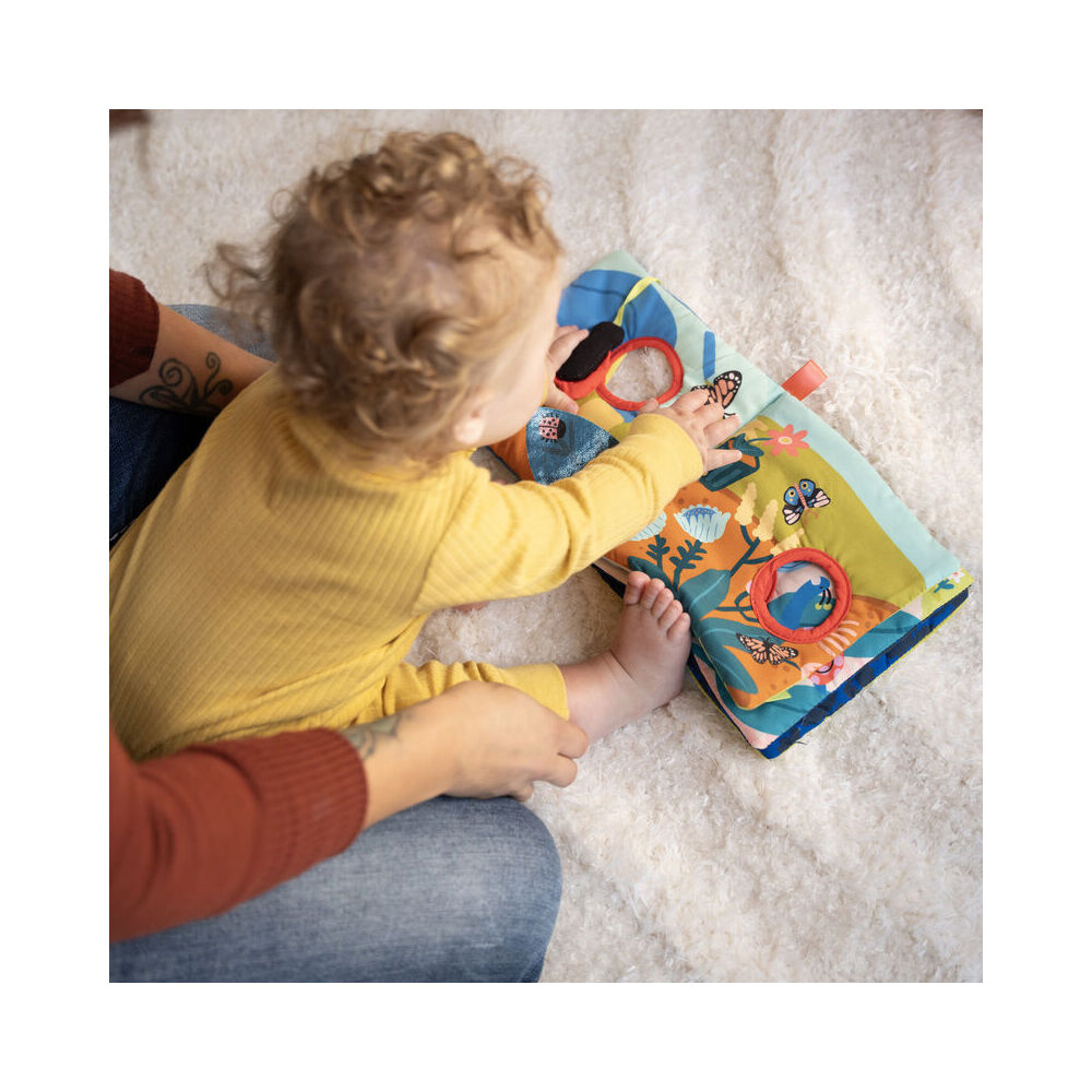 Manhattan Bugging Through Sensory Fabric Book Baby/Toddler Activity Toy 0m+