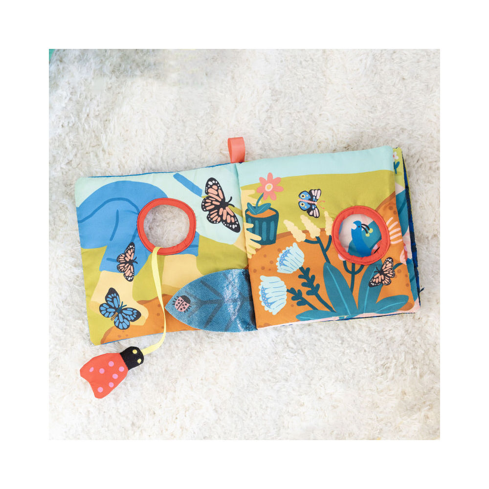 Manhattan Bugging Through Sensory Fabric Book Baby/Toddler Activity Toy 0m+
