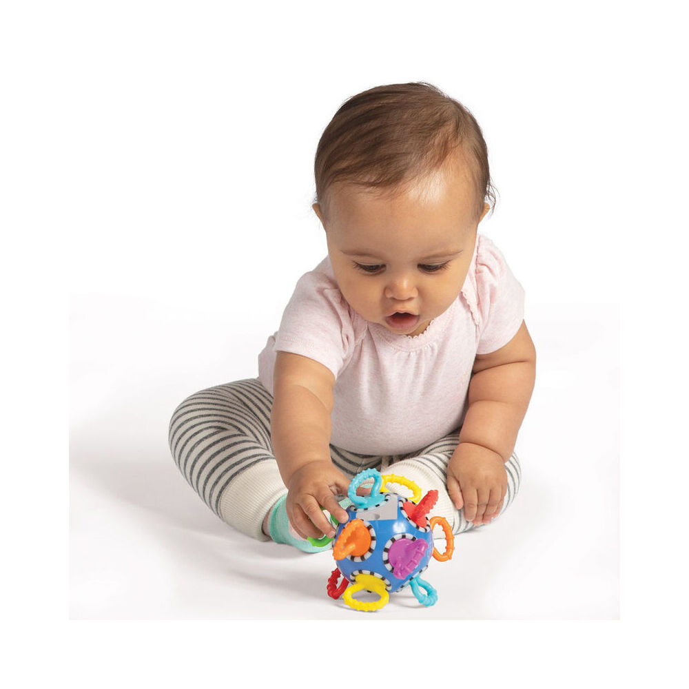 Manhattan Click Clack Ball 11.4cm Baby/Infant Sensory Toy 0m+
