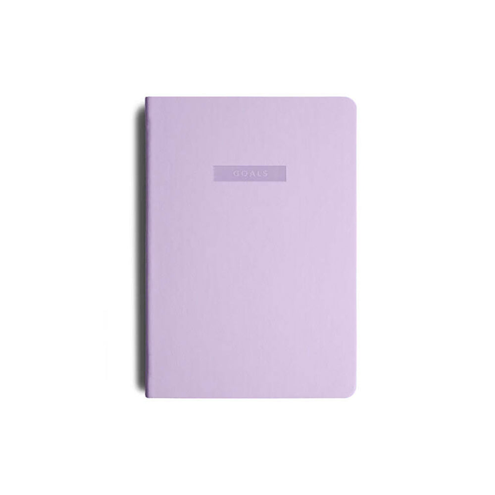 MiGoals Goals Soft Cover A5 Journal/Notebook - Lilac
