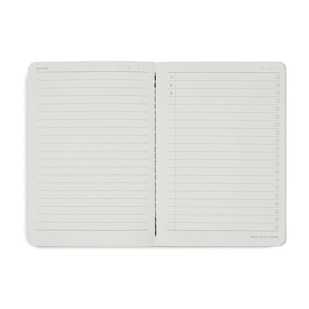 3PK MiGoals Get Sh*t Done Soft Cover A5 Notebook - Lilac