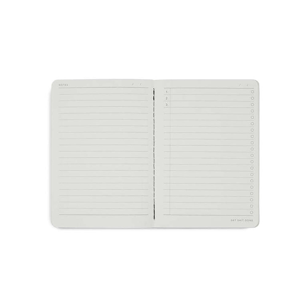 3PK MiGoals Get Sh*t Done Soft Cover A6 Notebook - Lilac