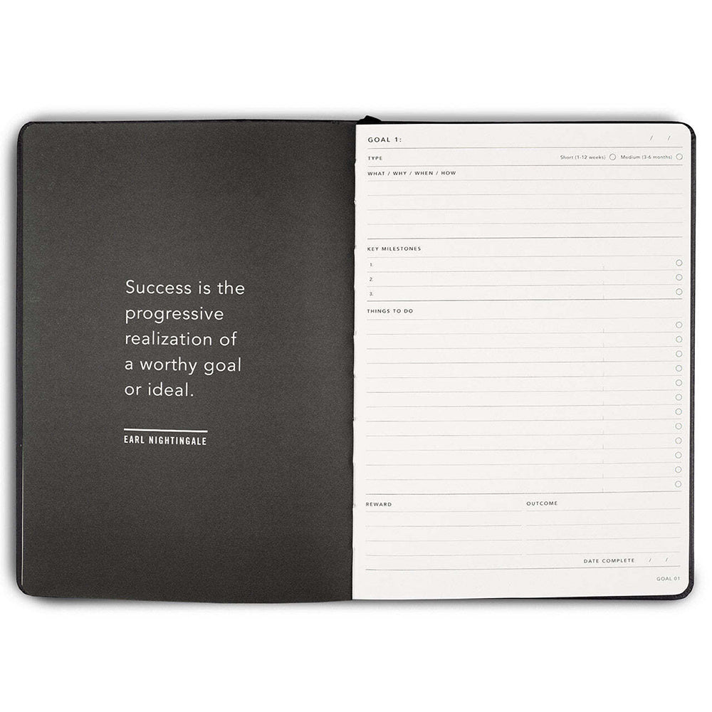 MiGoals Progress Soft Cover A5 Journal/Notebook - Lilac