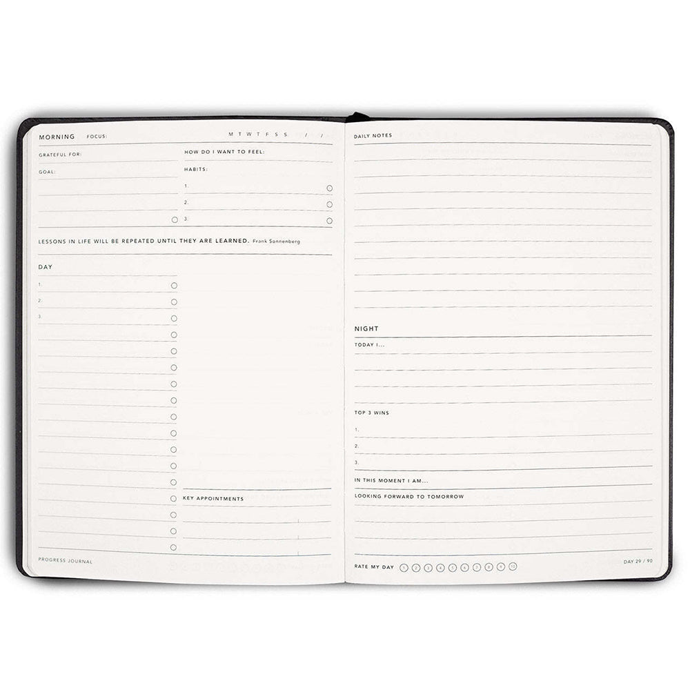MiGoals Progress Soft Cover A5 Journal/Notebook - Lilac