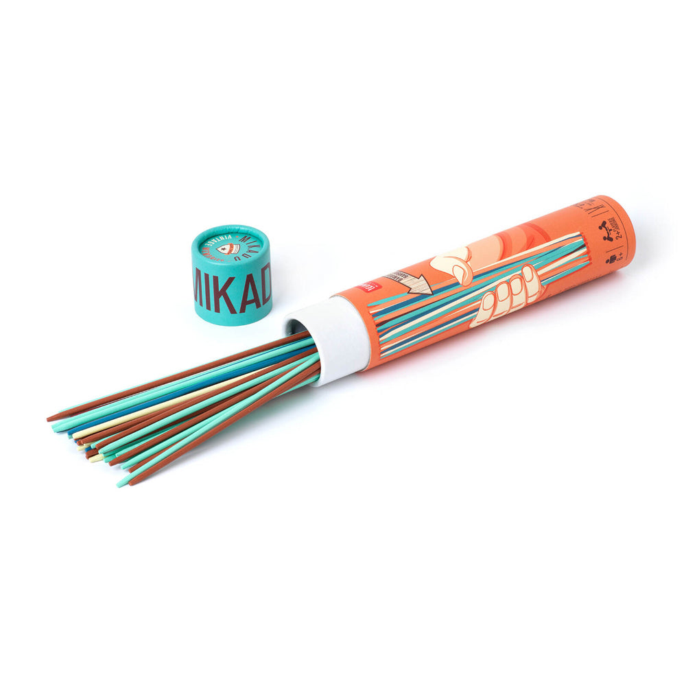 2x 41pc Legami Mikado Bamboo Pick Up Sticks 2-Players Kids Classic Game Toy 6+