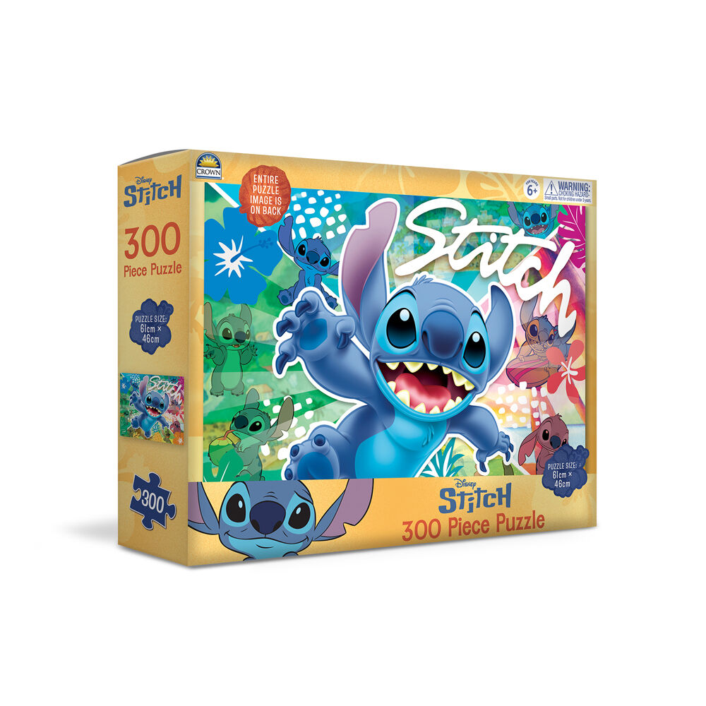 3x 300pc Stitch Jigsaw Puzzle Interactive Learning Toy Kids 3y+