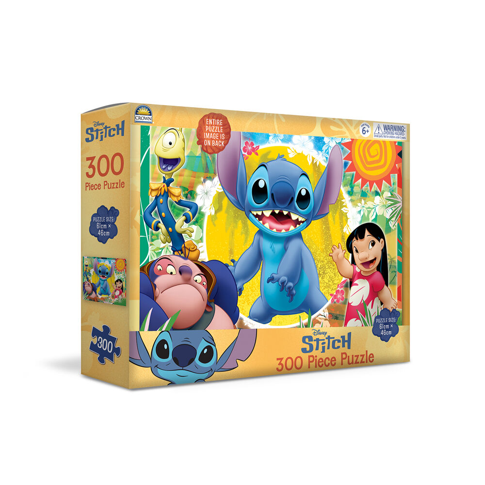 3x 300pc Stitch Jigsaw Puzzle Interactive Learning Toy Kids 3y+