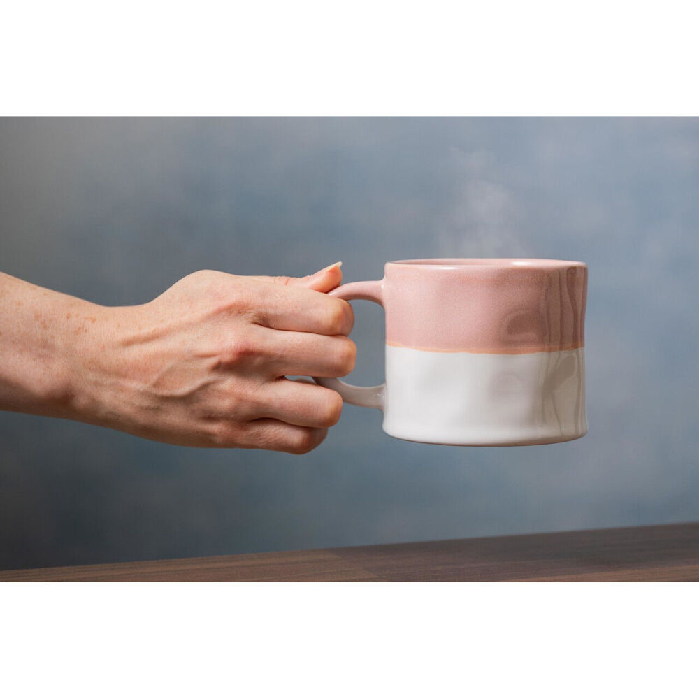 4PK Mikasa 350ml Ombre Coffee Mug Cup Clay Drinkware Pink/White
