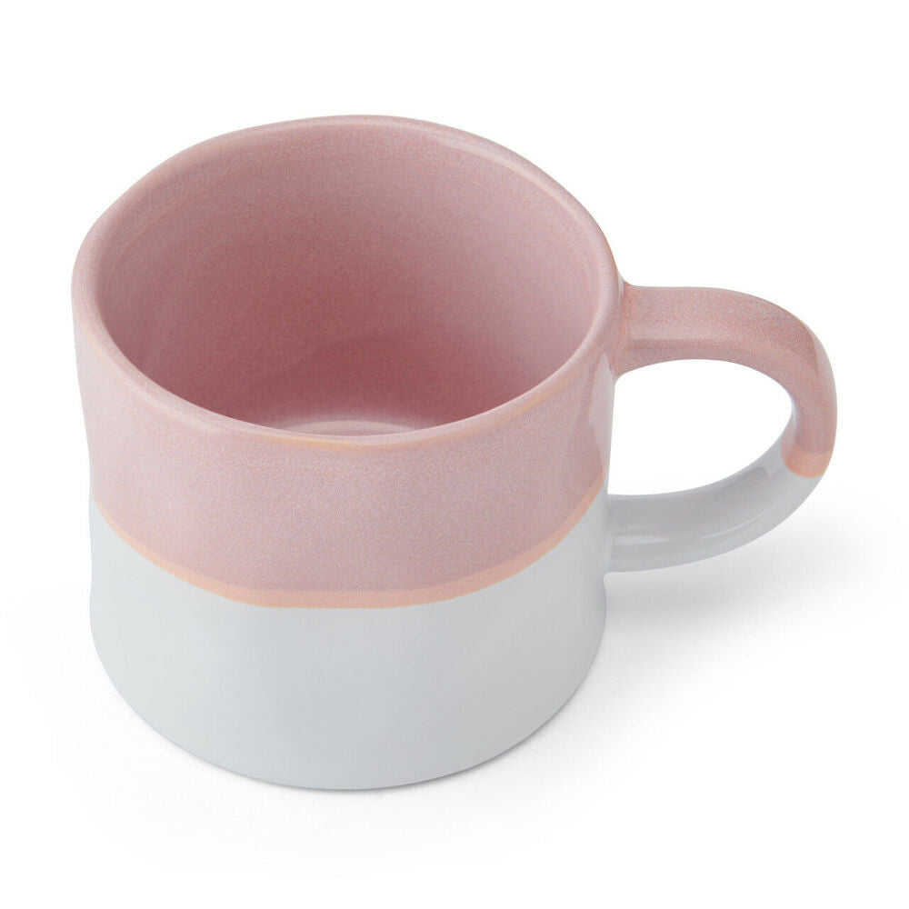 4PK Mikasa 350ml Ombre Coffee Mug Cup Clay Drinkware Pink/White