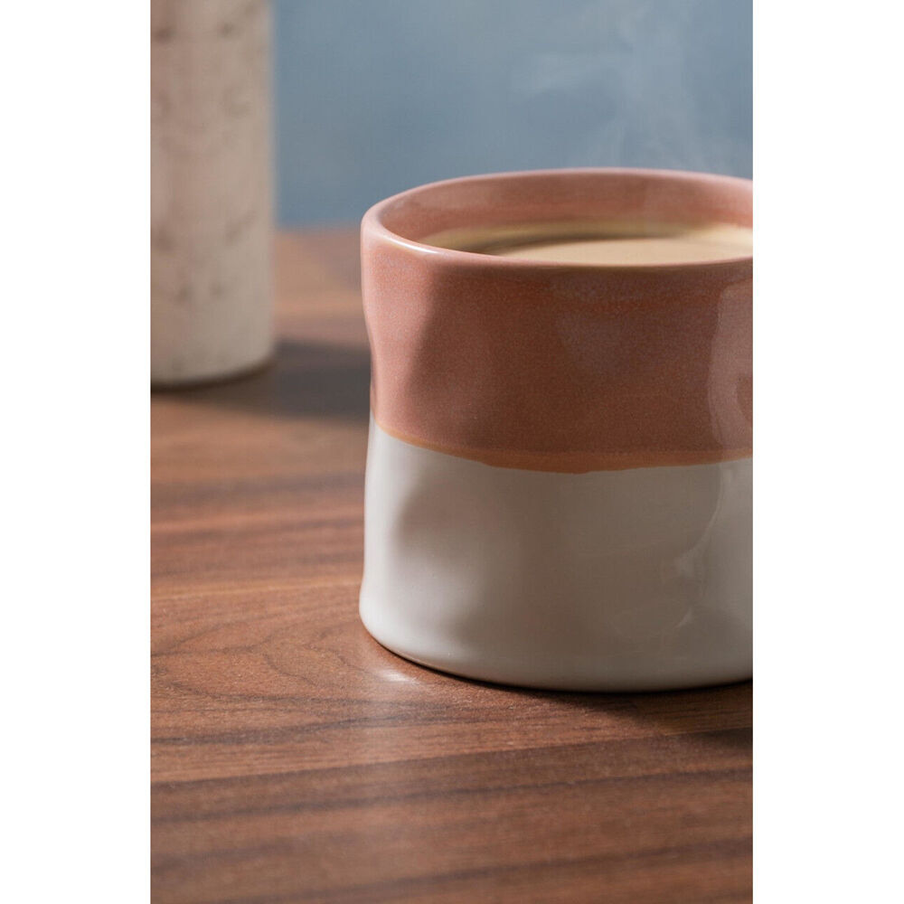 4PK Mikasa 350ml Ombre Coffee Mug Cup Clay Drinkware Pink/White
