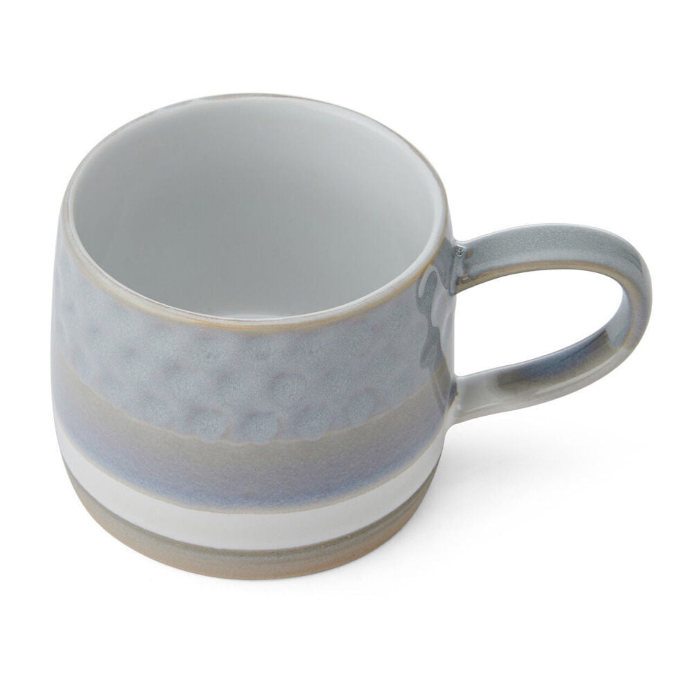 8PK Mikasa 320ml Textured Ombre Coffee Mug Cup Stoneware Grey