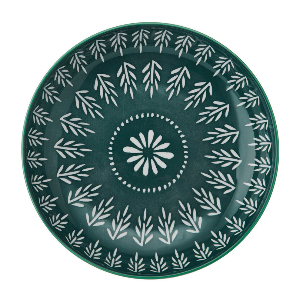 4PK Mikasa Folk Pattern Ceramic Bowl Round Dinnerware 21cm