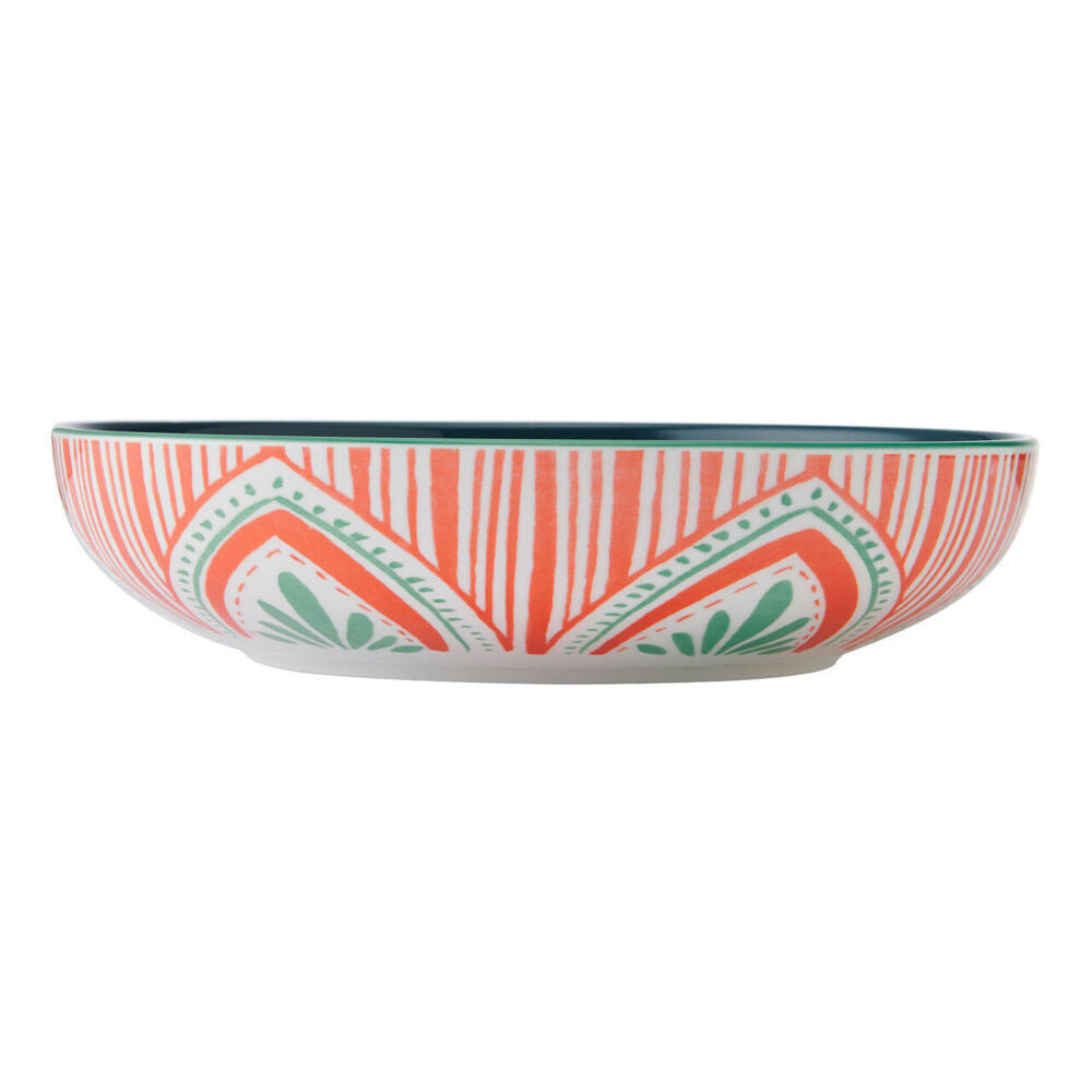 4PK Mikasa Folk Pattern Ceramic Bowl Round Dinnerware 21cm