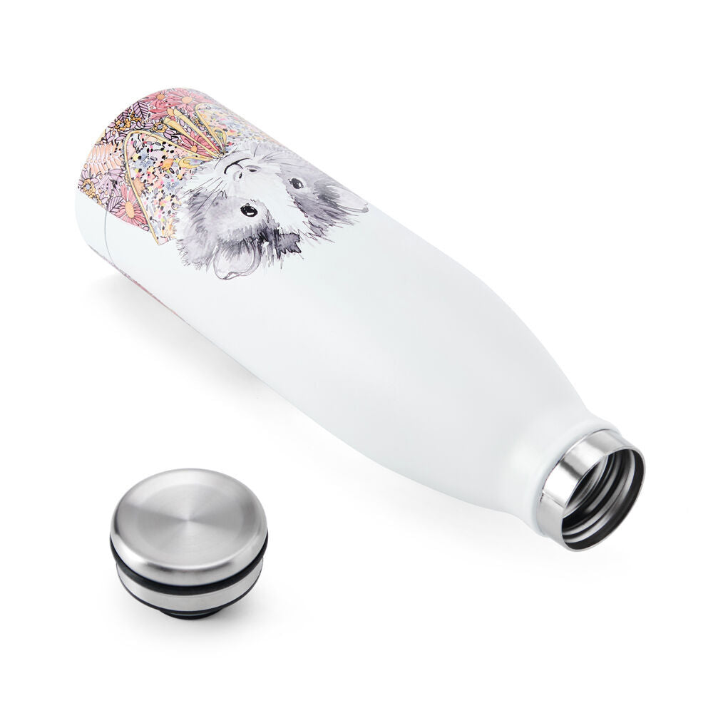 2PK Mikasa x Tipperley Hill Guinea Pig Themed Sleeved Insulated Water Bottle 500mL