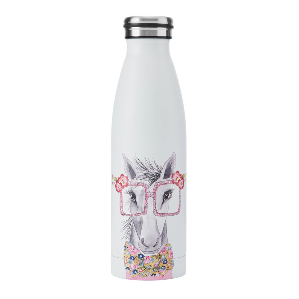 Mikasa x Tipperley Hill Horse Themed Sleeved Insulated Water Bottle 500mL