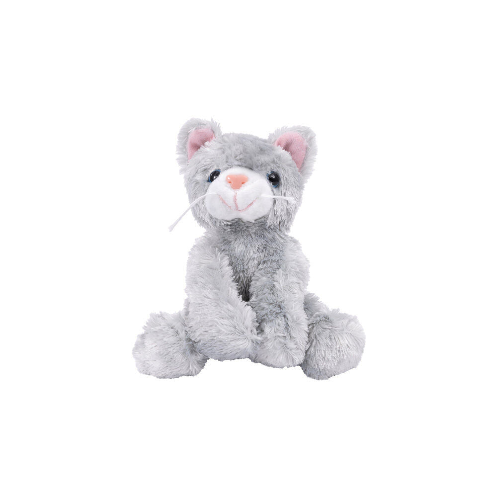Mary Meyer Catsy Kitty Cat Plush Toy Stuffed Animal 10x15cm - Grey