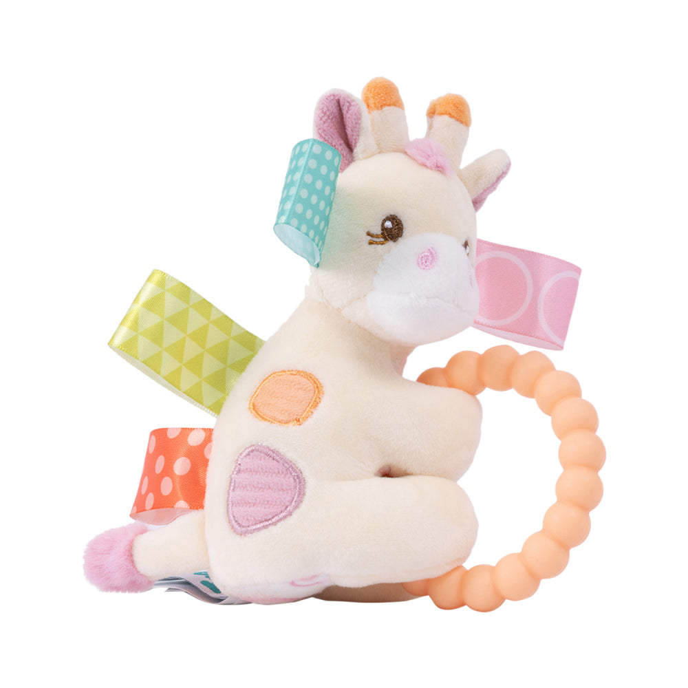 2PK Mary Meyer Taggies Tilly Giraffe 13cm Teether Rattle Baby 0+ Pink