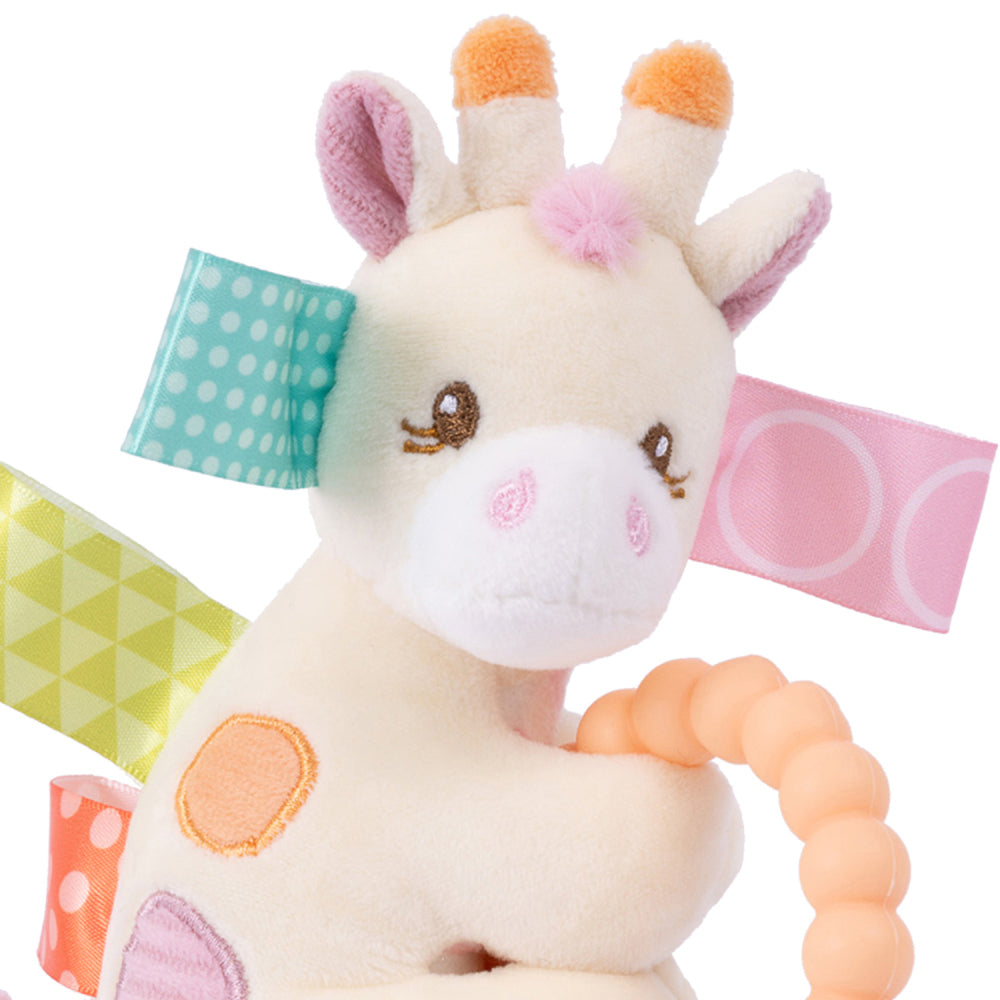 2PK Mary Meyer Taggies Tilly Giraffe 13cm Teether Rattle Baby 0+ Pink